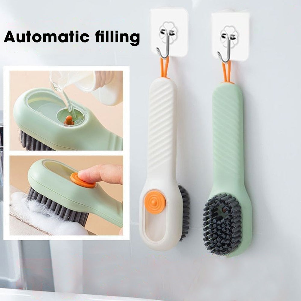 Multifunctional Shoe Brushes With Soap Dispenser